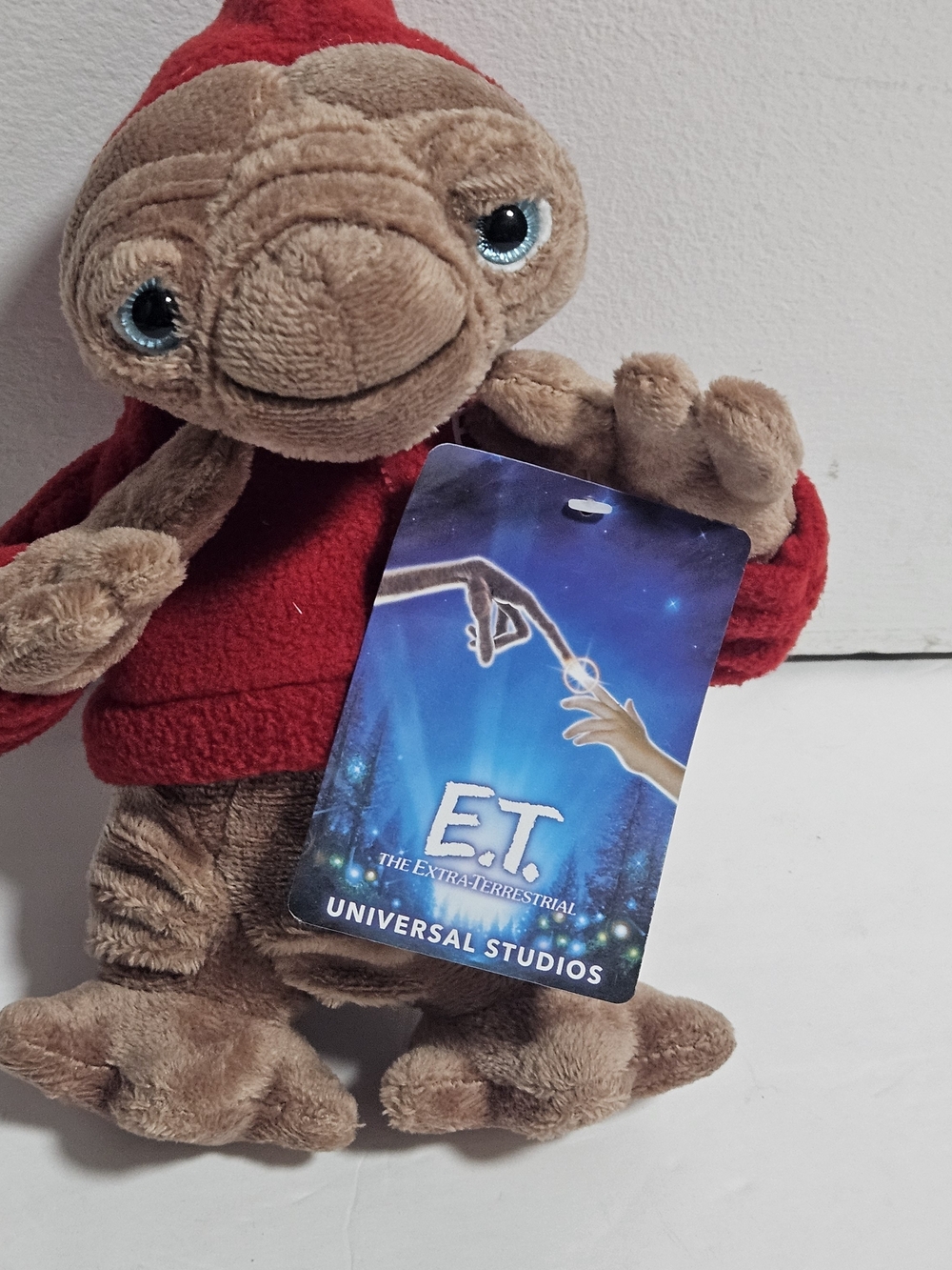 Vintage E.T. The Extra-Terrestrial Plush with Red Hoodie